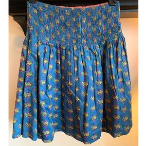 Reversible floral skirt